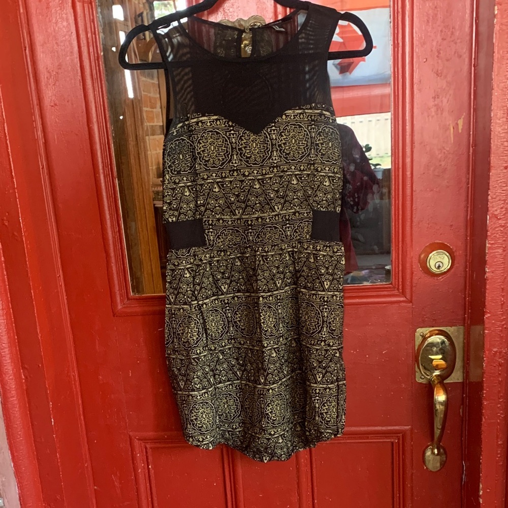 Forever 21 Black Mesh Dress